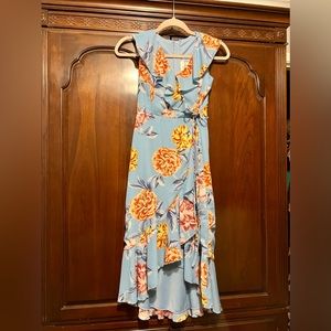 Rare Edition Pre-teen Size 12 Floral chiffon dress